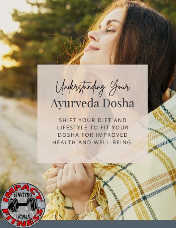 Woman embracing blanket, Ayurveda dosha concept.