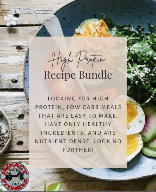 High protein recipe bundle with salad.