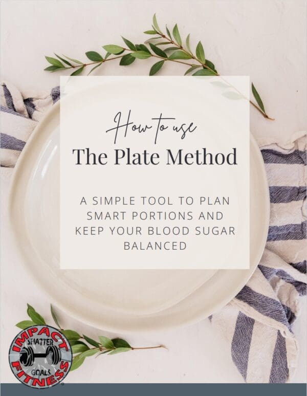 How to use the plate method for balanced meals.