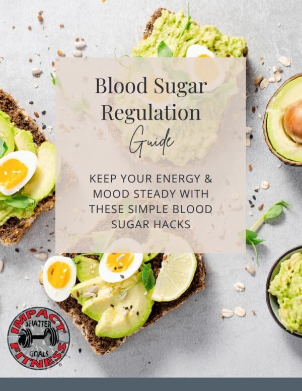 Blood sugar regulation guide with avocado toast.